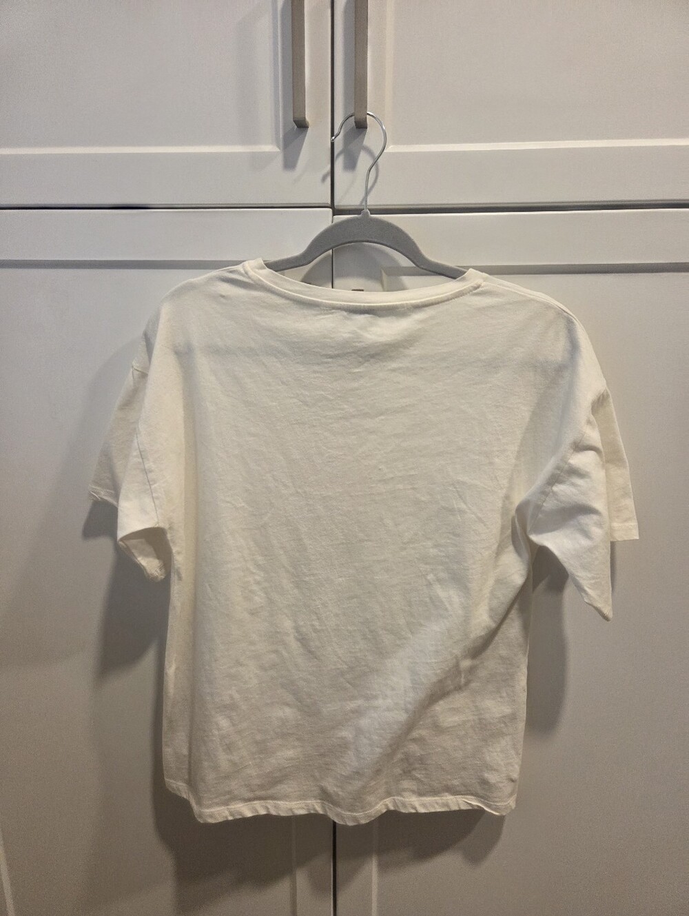 Princess Polly Cream Graphic 'Apres Ski' Tee with Orange Print Size S - Picture 3 of 4